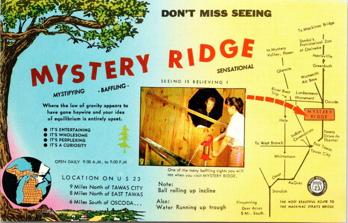 Mystery Ridge - OLD POST CARD